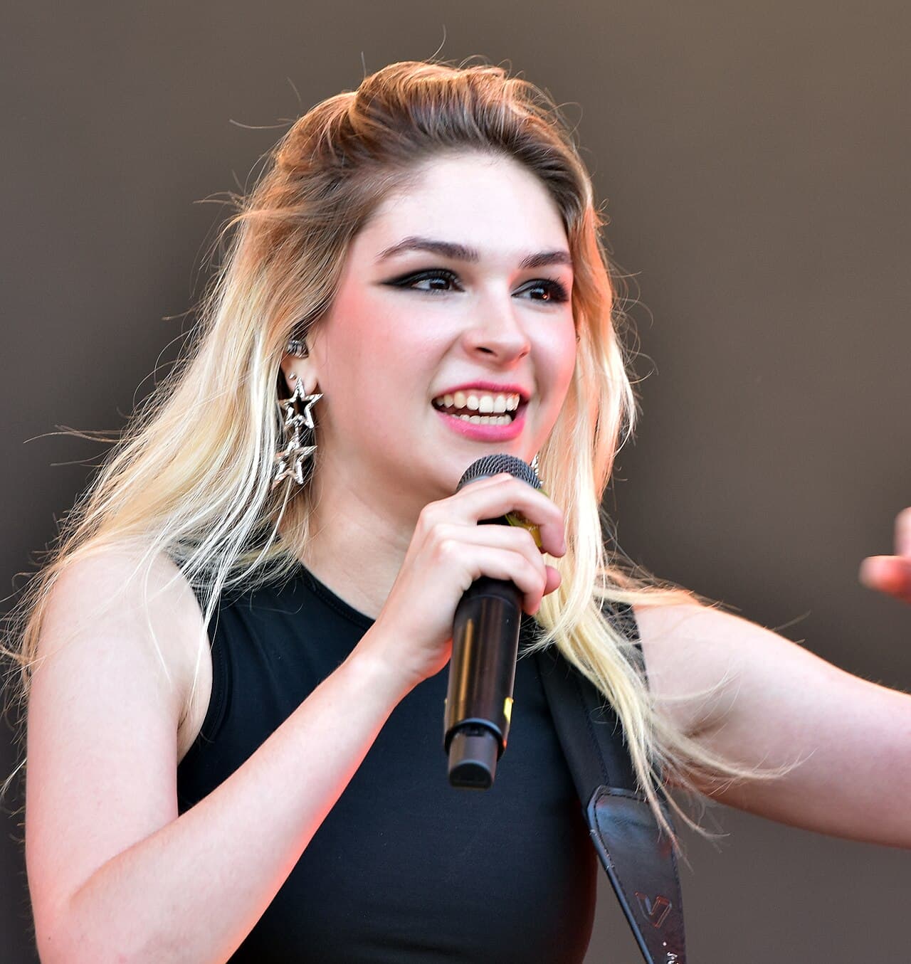 Dany Villarreal of The Warning performing live at Wacken Open Air, 2024