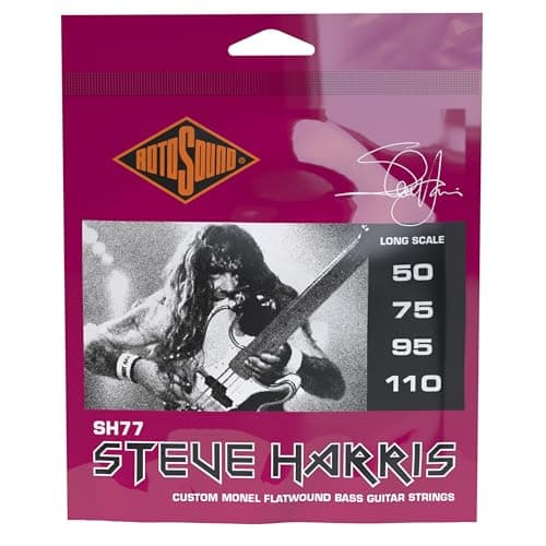 Rotosound SH77 Steve Harris Signature Monel Flatwound (.050–.110) .50–.110 strings