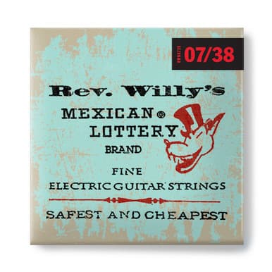 Dunlop Billy Gibbons Custom Rev Willy's Guitar Strings (.007–.038) .7–.38 strings