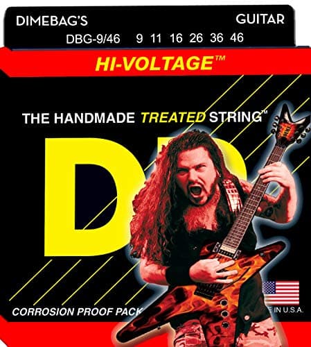 DR Strings Hi-Voltage Dimebag Darrell Signature DBG-9/46 (.009–.046) .9–.46 strings