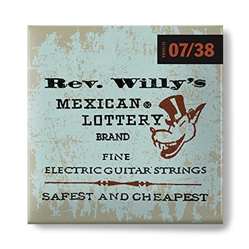 Dunlop Billy Gibbons Custom Rev Willy's (.007–.038) .7–.38 strings