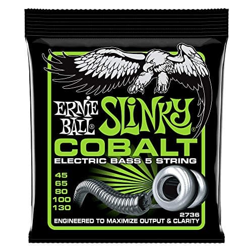 Ernie Ball 5-String Regular Slinky Cobalt Bass (.045–.130) .45–.130 strings