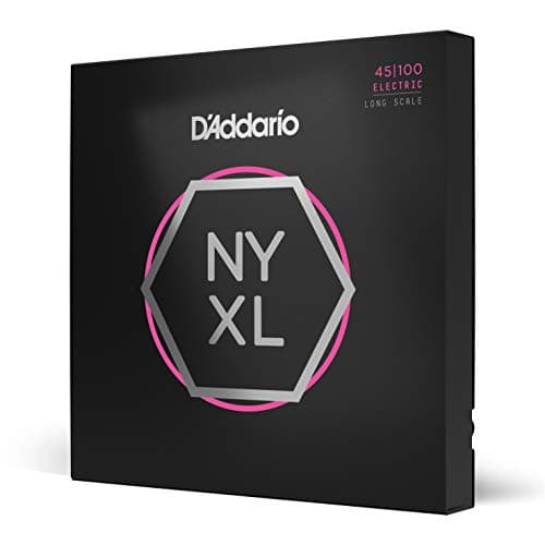 D'Addario NYXL45100 Nickel Wound Bass Regular Light (.045–.100) .45–.100 strings