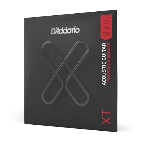 D'Addario XT Phosphor Bronze Coated Medium (.013–.056) .13–.56 strings
