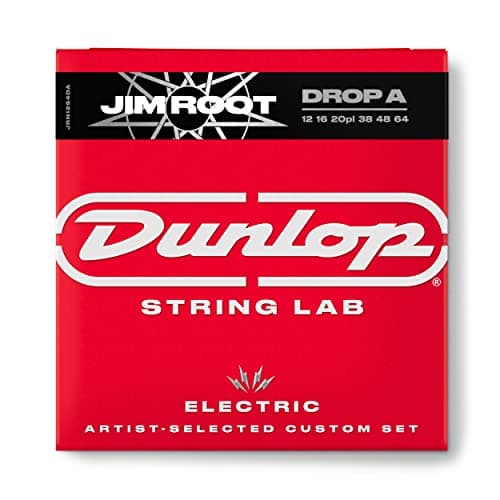 Dunlop Jim Root Signature Guitar Strings, Drop A (.012–.064) .12–.64 strings