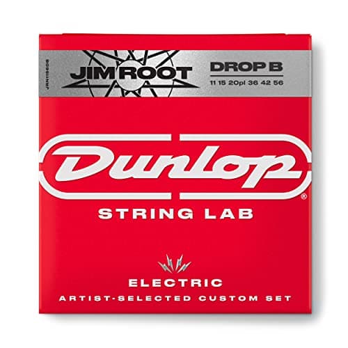 Dunlop Jim Root Signature Guitar Strings, Drop B (.011–.056) .11–.56 strings