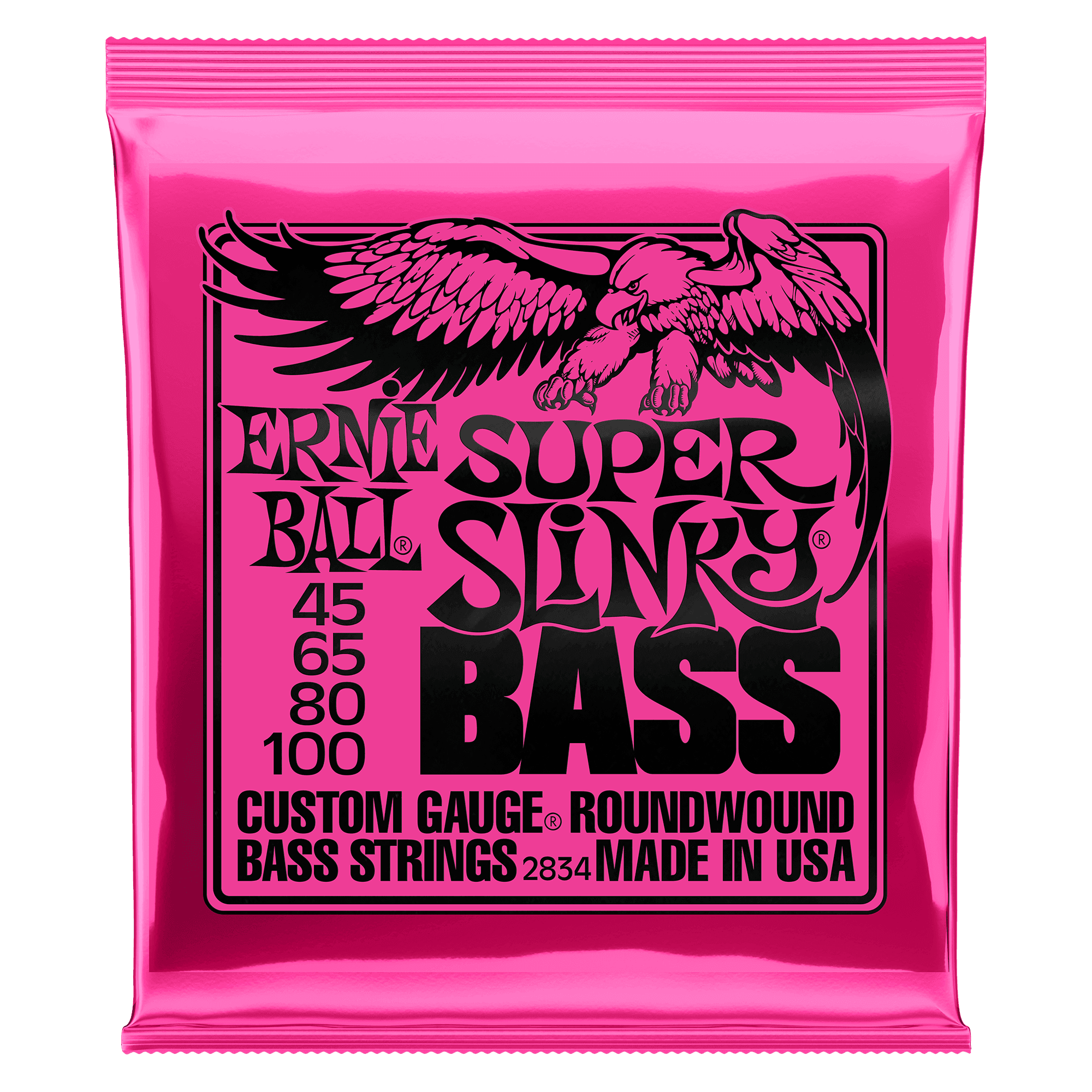 Ernie Ball Super Slinky Bass (.045–.100) .45–.100 strings