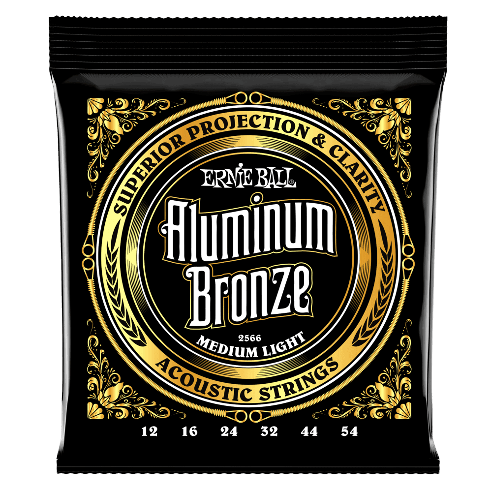 Ernie Ball Aluminum Bronze 2566 Medium Light (.012–.054) .12–.54 strings